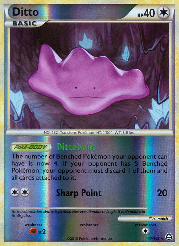 Triumphant Ditto #17/102 reverse holo